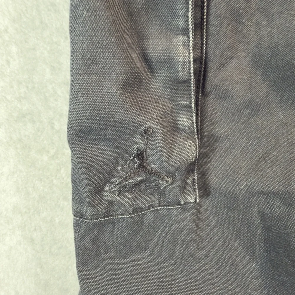 Air Jordan Essentials Chicago Cargo Pants Mens XXL 40x34 Black Washed Canvas